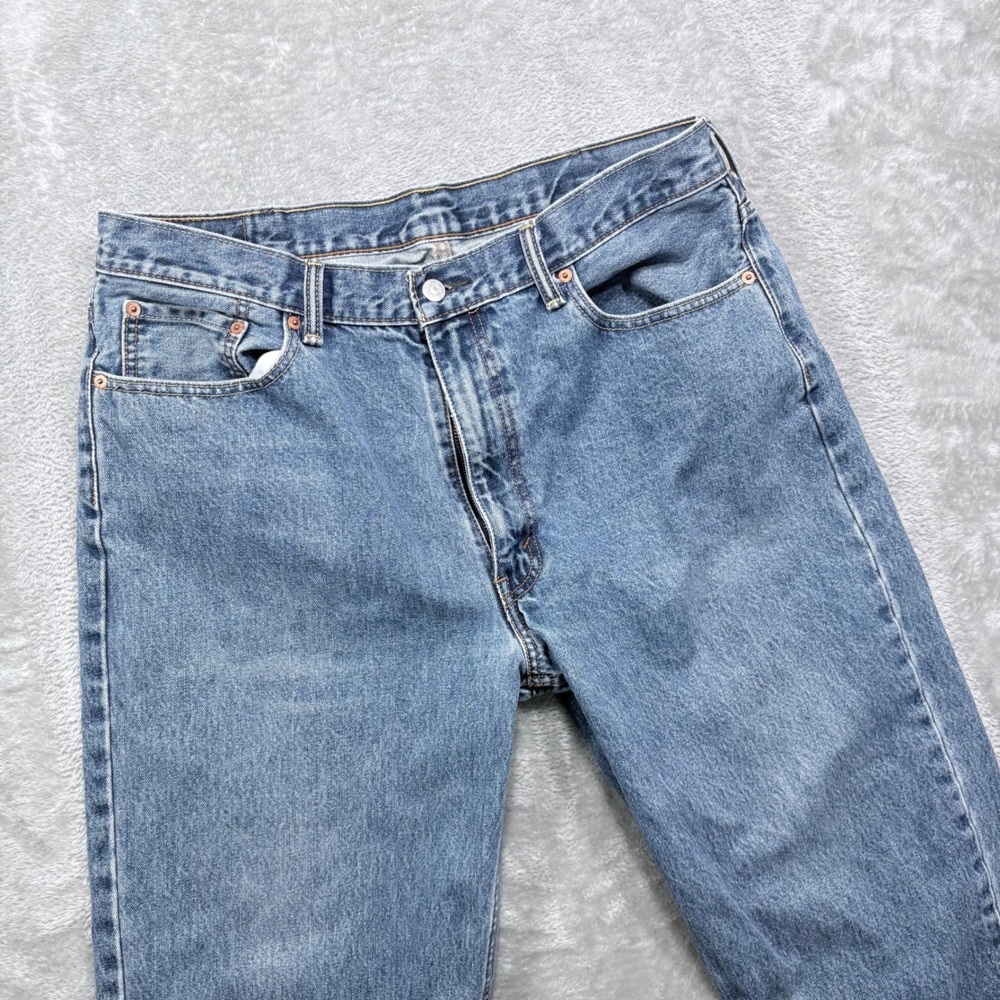 Levi's 550 Relaxed Fit‎ Jeans Mens 38x34 Blue Medium Wash Tapered Leg Denim